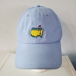 Masters American Needle Golf Hat Light Blue Adjustable Tech Performance Cap